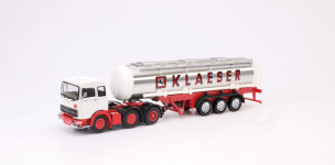 Herpa 87MBS026154 - H0 - Mercedes-Benz LPS 2032 Chemietank-Sattelzug Klaeser